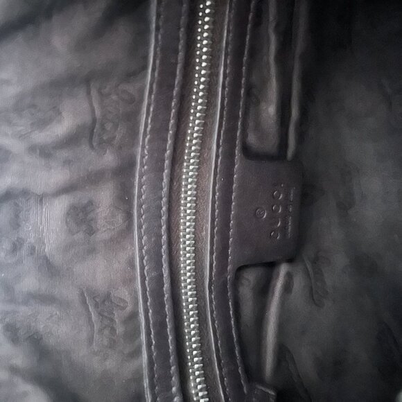 100% Authentic Gucci Guccissima Medium GG Twins Hobo bag Dk Brown - Collectible - Picture 6 of 8